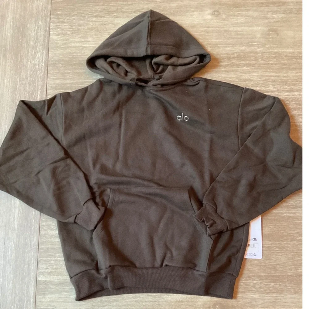 Alo Yoga Accolade Hoodie Espresso Size XXS New With Tags